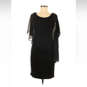 Scarlett Scoop neckline 3/4 Sleeve Knee Dress Size 6